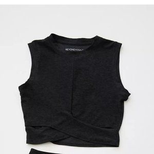 Beyond Yoga Over Under Cropped Muscle Tank